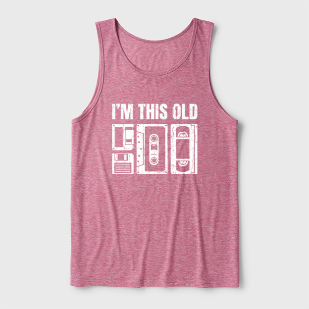 I'm This Old Vintage Ultra Soft Heather Tank