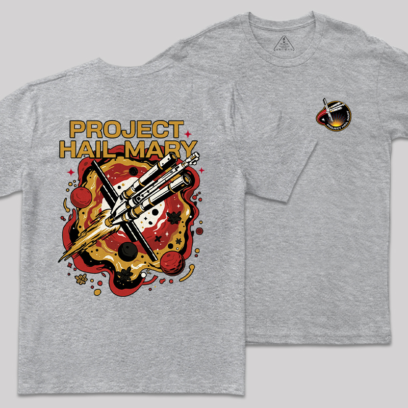 Hail Mary Ignition Front and Back Printed T-Shirt