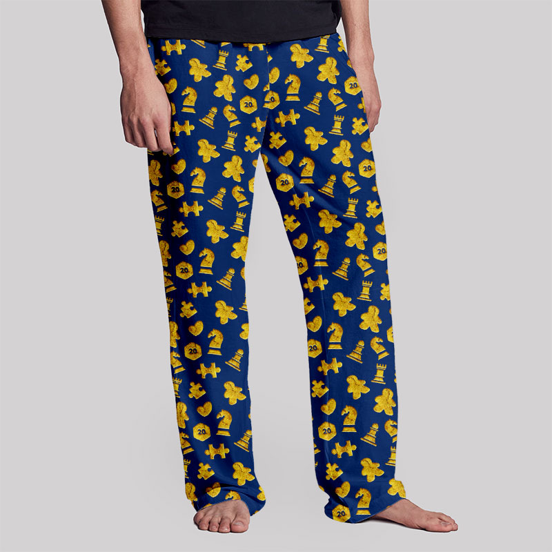 Fried Chicken Board Game Geek Loungewear Pants