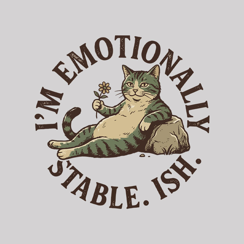 Stable-ish?Feline?Mood Geek T-Shirt