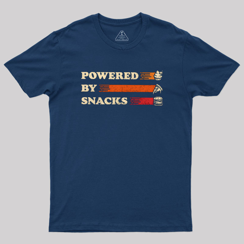 Powered by Snacks Geek T-Shirt