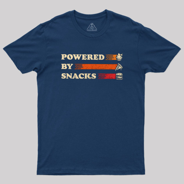 Powered by Snacks Geek T-Shirt
