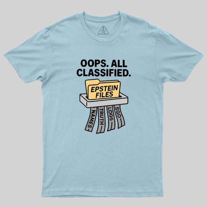 Bold Epstein Files Geek T-Shirt