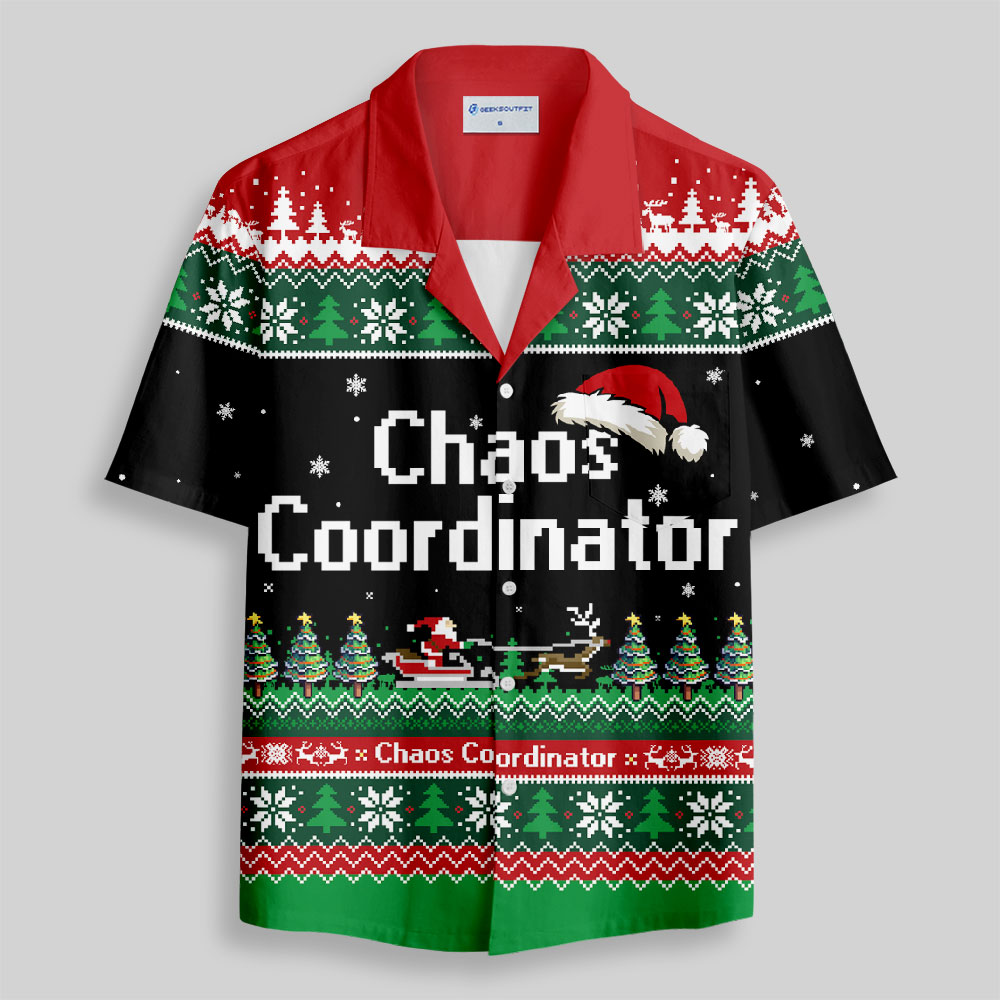 Chaos Coordinator Button Up Pocket Shirt