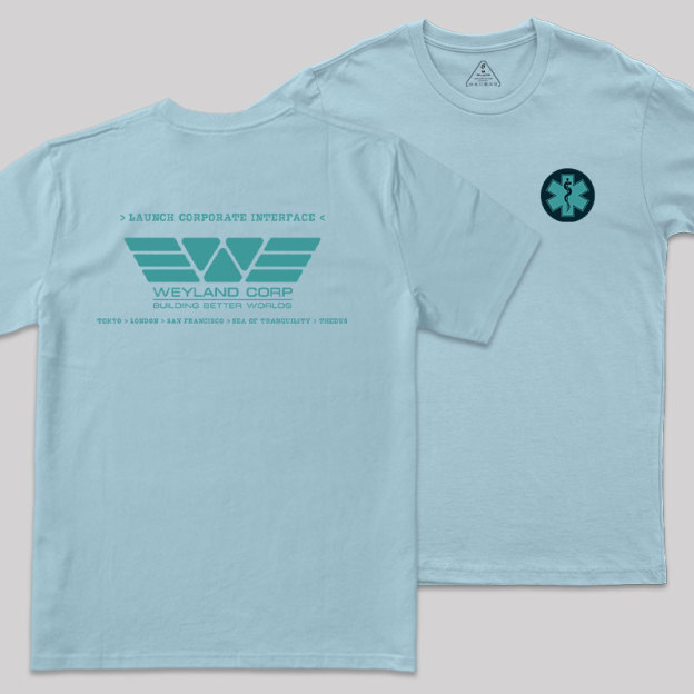 Building Better Worlds Front and Back Printed Geek T-Shirt