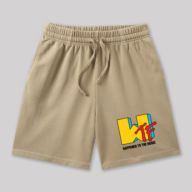 WTF Happened To The Music Geeky Washed Shorts