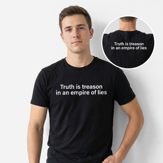 Truth Rebel Front and Back Printed T-Shirt