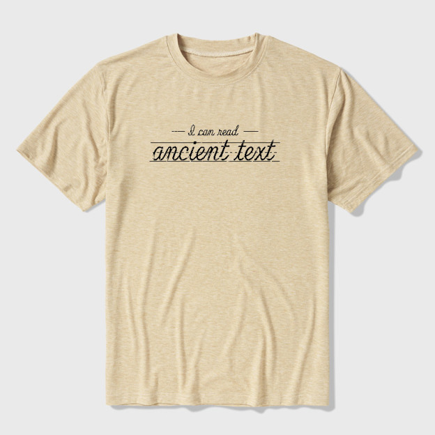 Ancient Text Ultra Soft Heather Tee