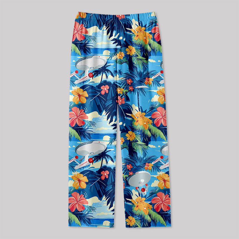 Scifi Spacecraft Geek Loungewear Pants