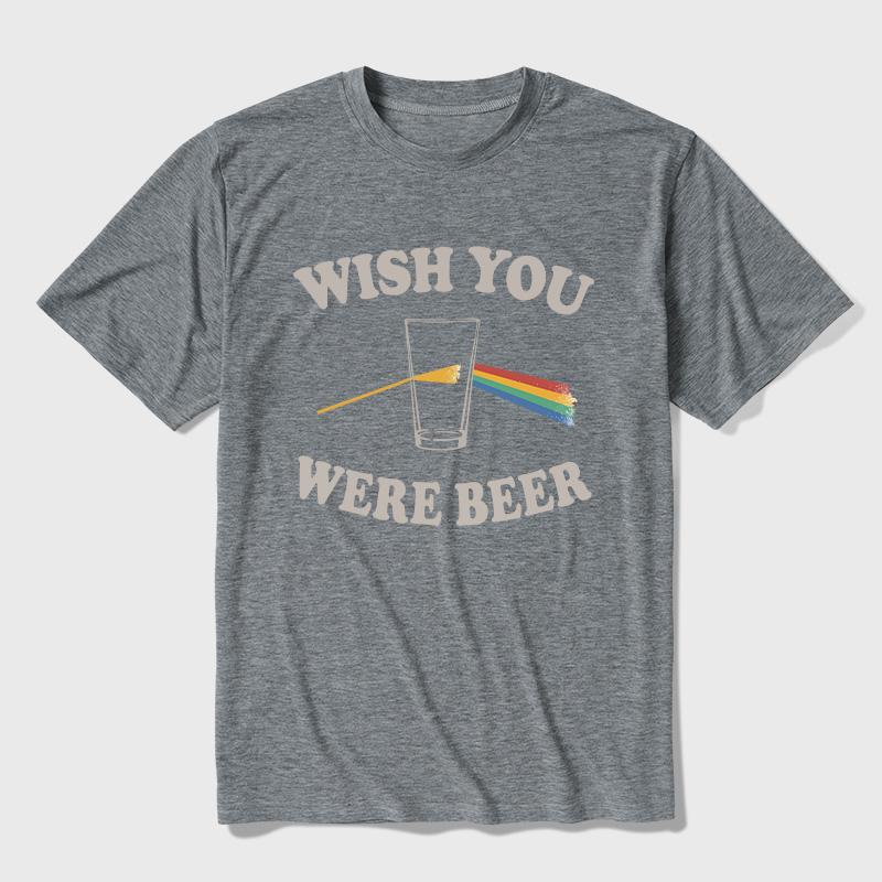 Wish You Were Beer Ultra Soft Heather Tees