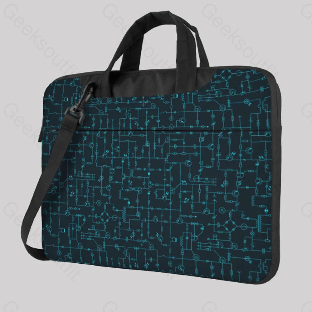 Electronic Components Arrow Dark Blue Laptop Bag 13In