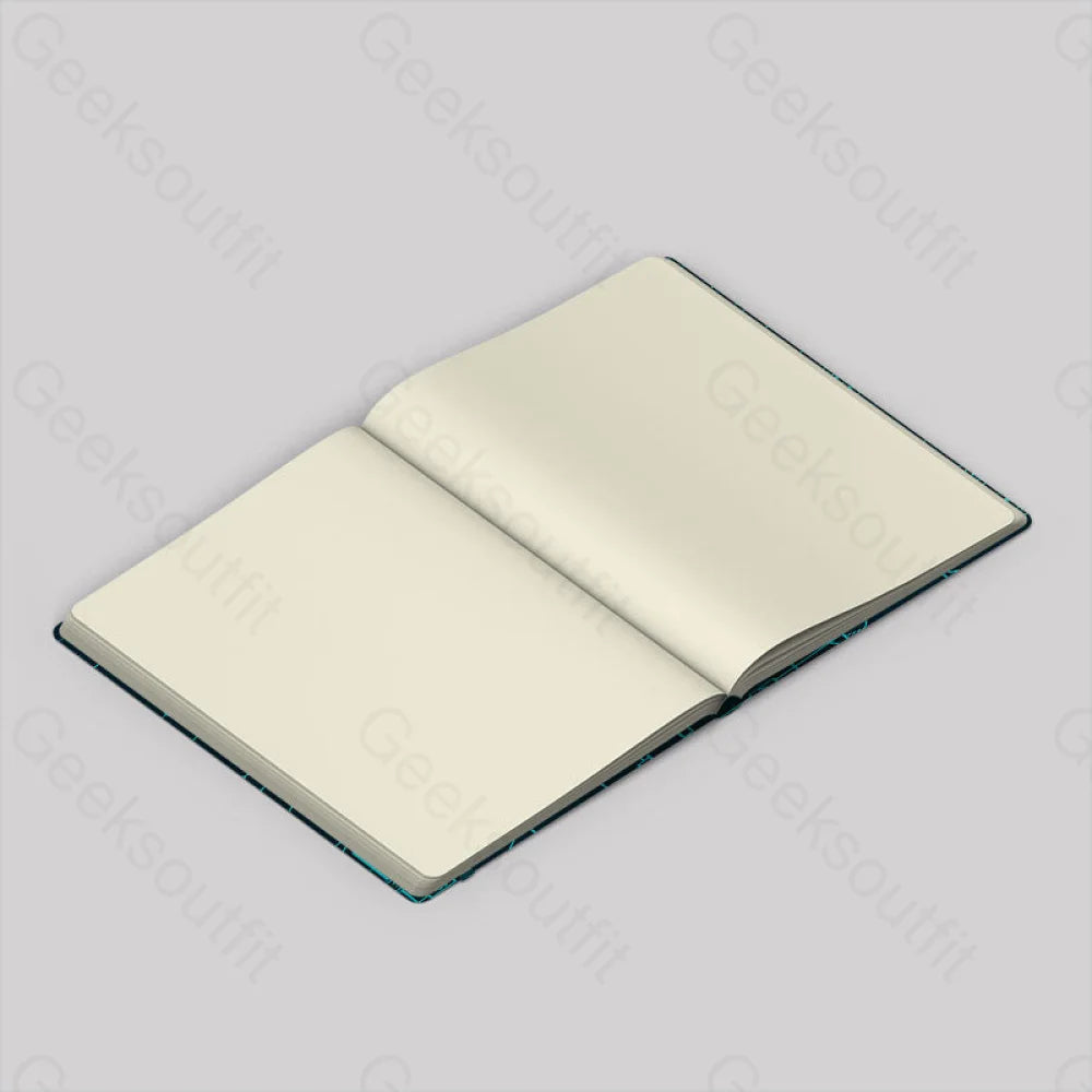 Electronic Components Arrow Dark Blue Notebook