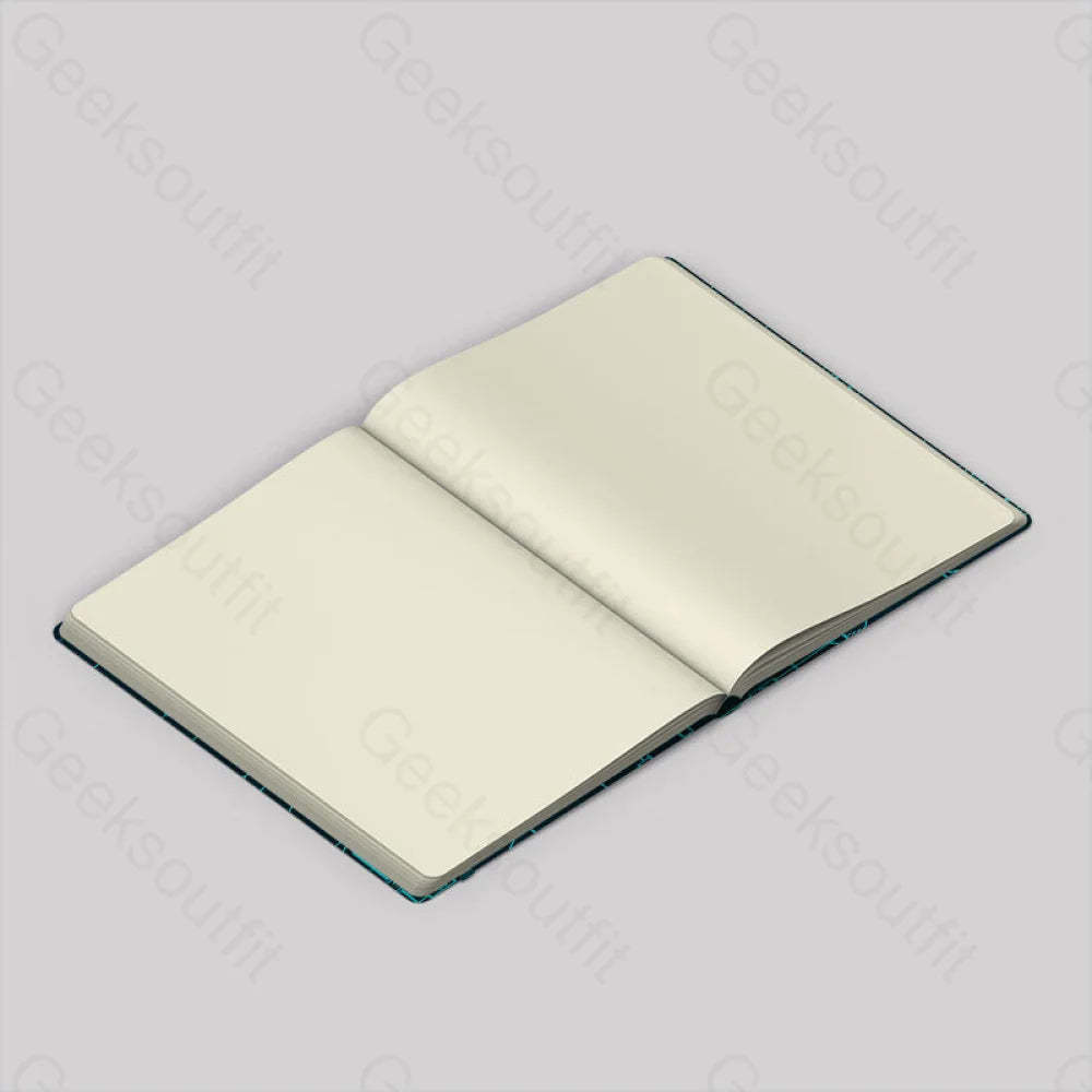 Electronic Components Arrow Dark Blue Notebook