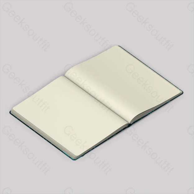 Electronic Components Arrow Dark Blue Notebook