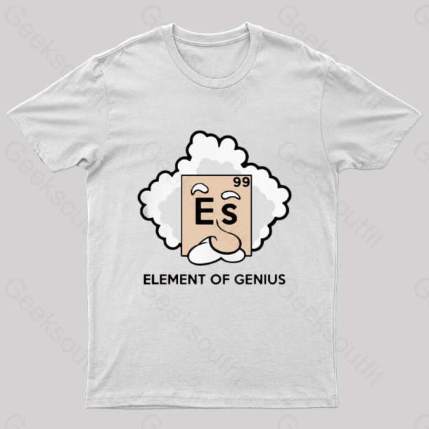 Element Of Genius Nerd T-Shirt White / S
