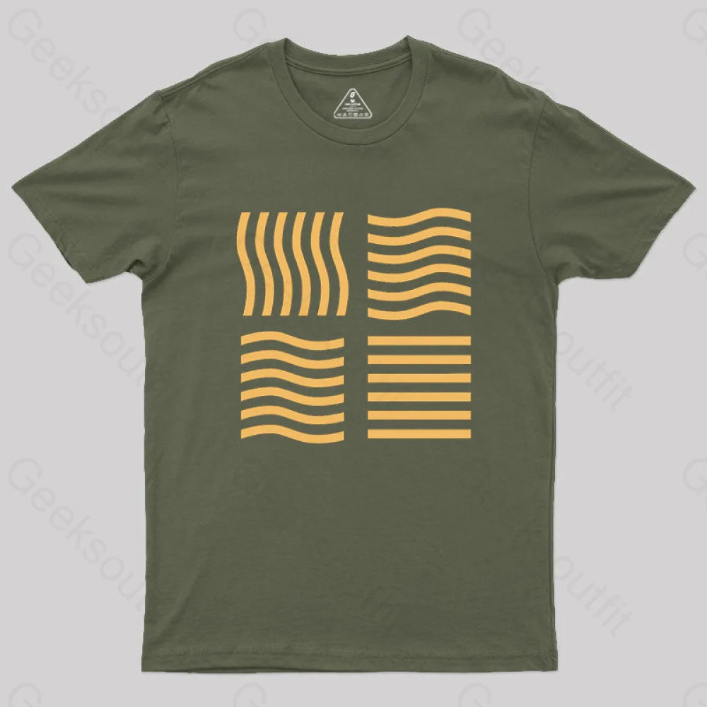 Elemental Stones Geek T-Shirt Army Green / S