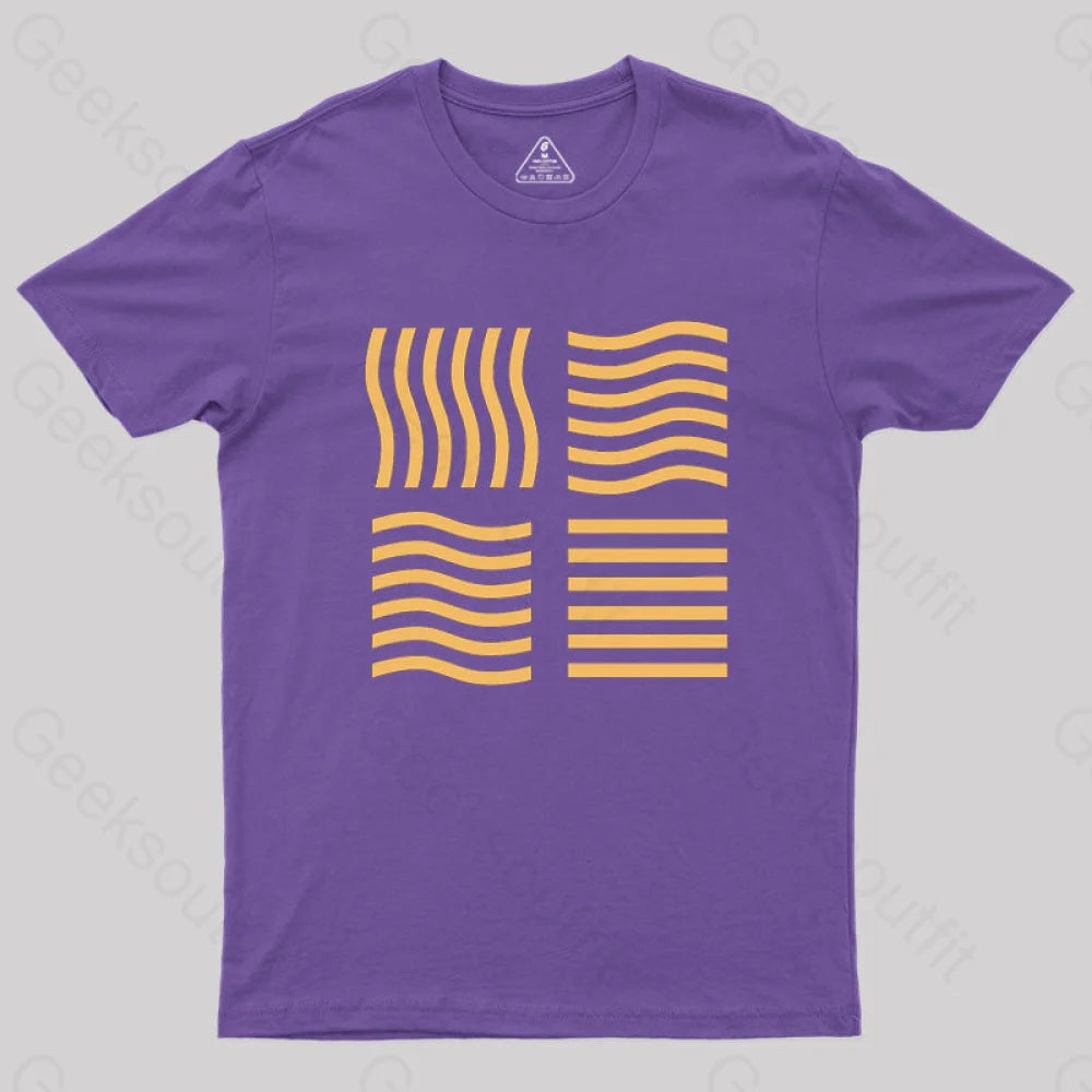 Elemental Stones Geek T-Shirt Purple / S
