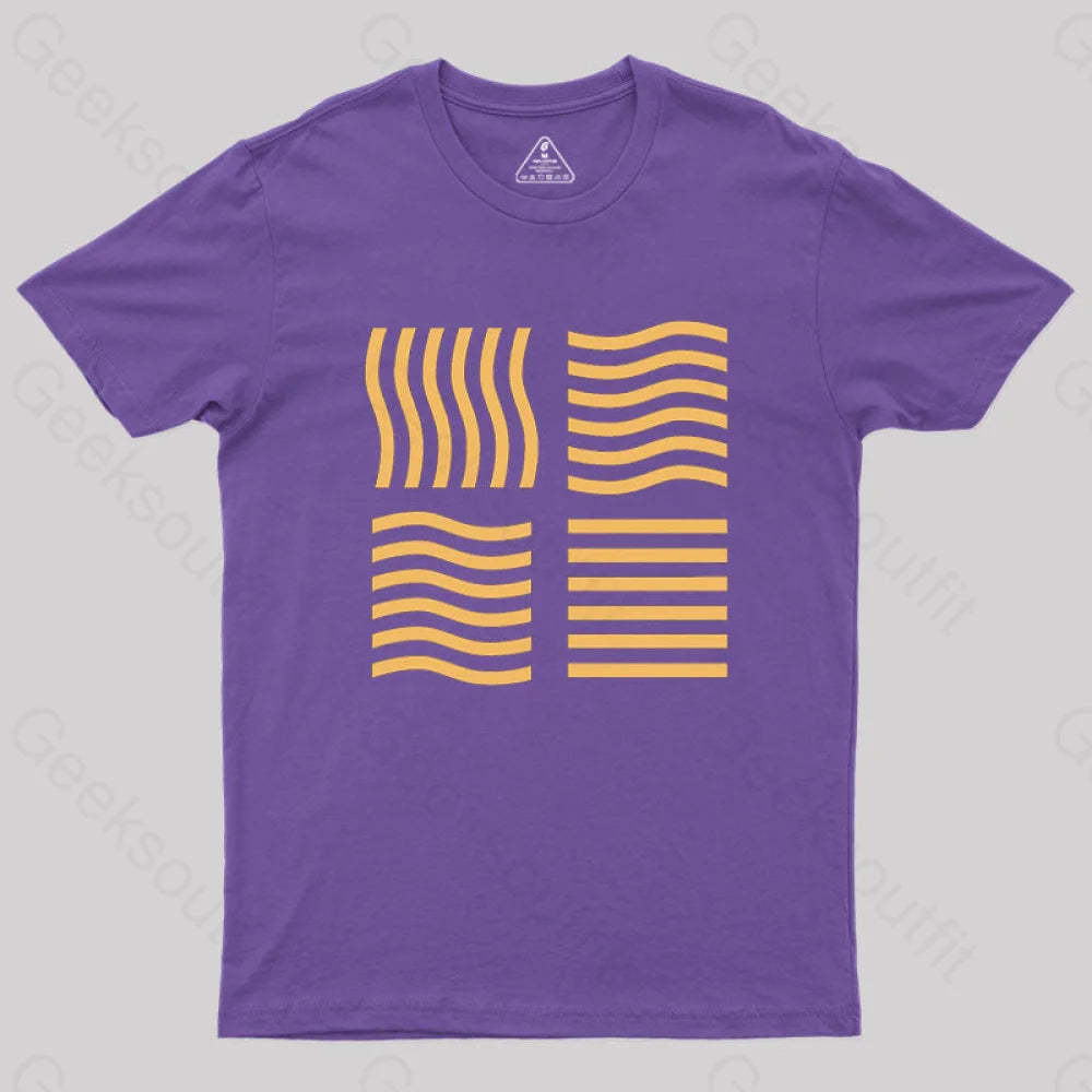 Elemental Stones Geek T-Shirt Purple / S