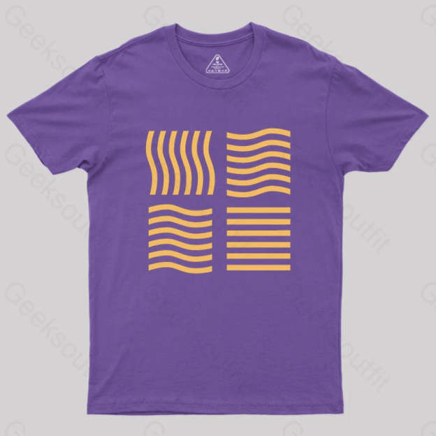 Elemental Stones Geek T-Shirt Purple / S