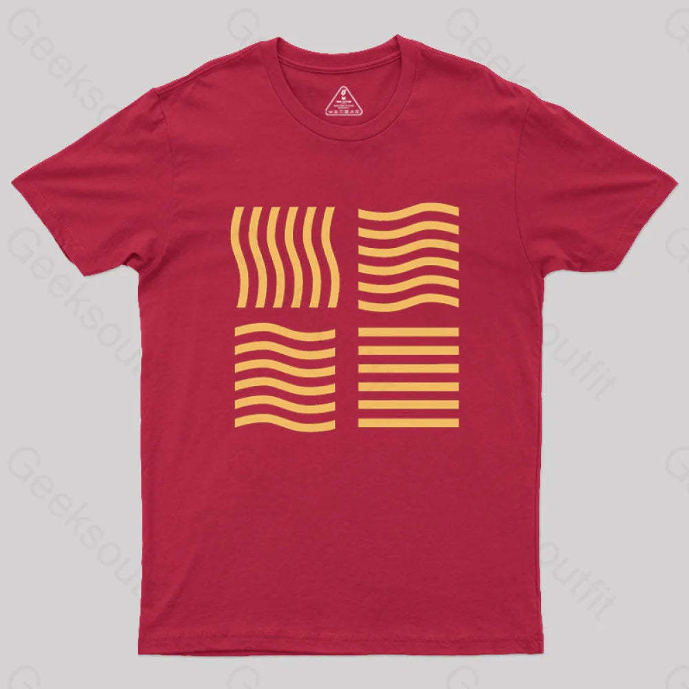 Elemental Stones Geek T-Shirt Red / S