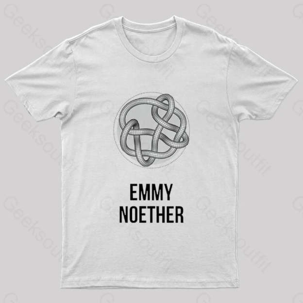 Emmy Noether Nerd T-Shirt White / S
