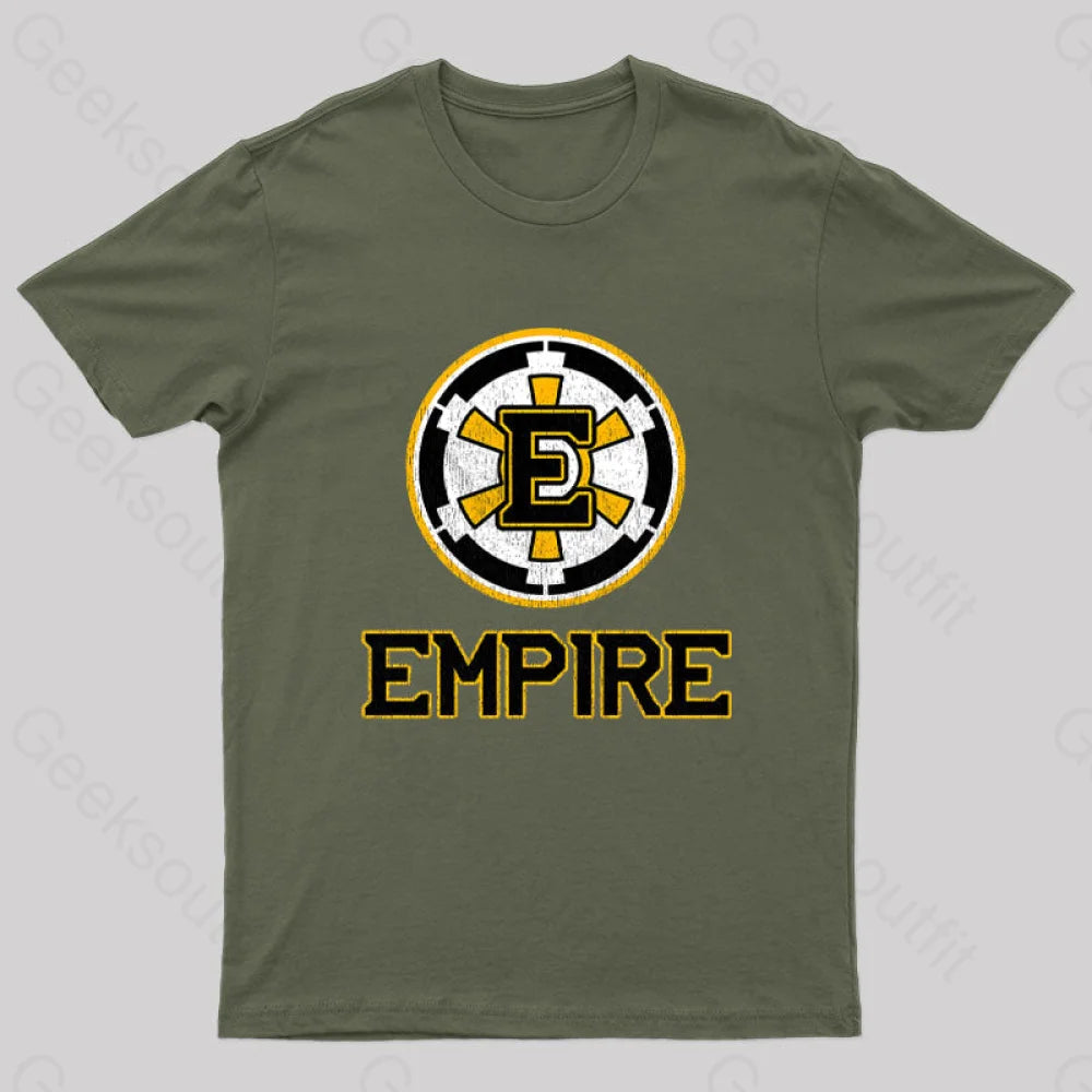 Empire Hockey Geek T-Shirt Army Green / S