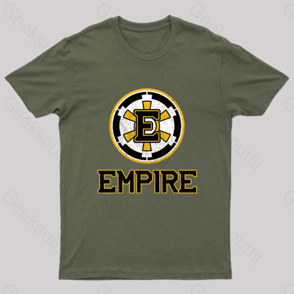 Empire Hockey Geek T-Shirt Army Green / S