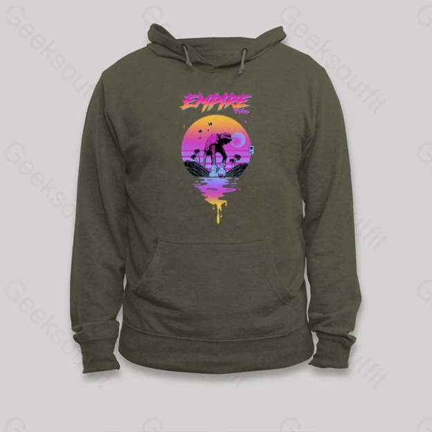 Empire Vibes Hoodie Army Green / S