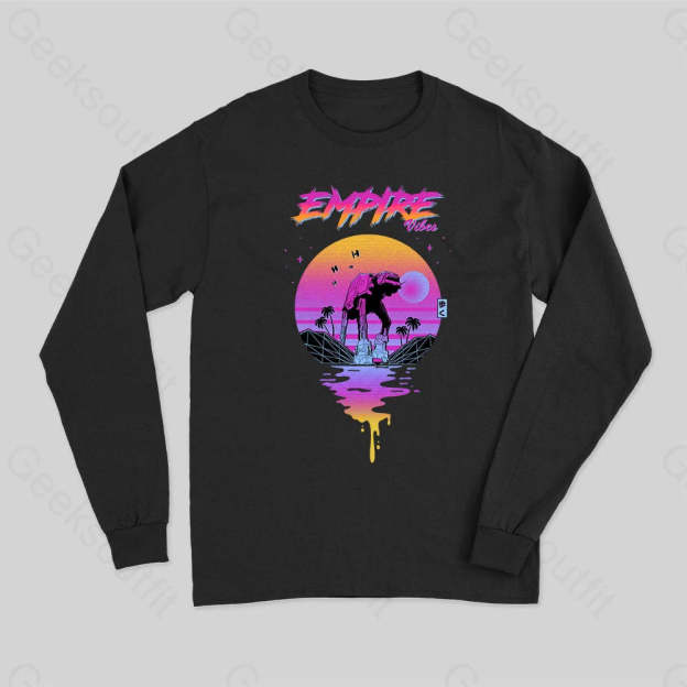 Empire Vibes Long Sleeve T-Shirt Black / S
