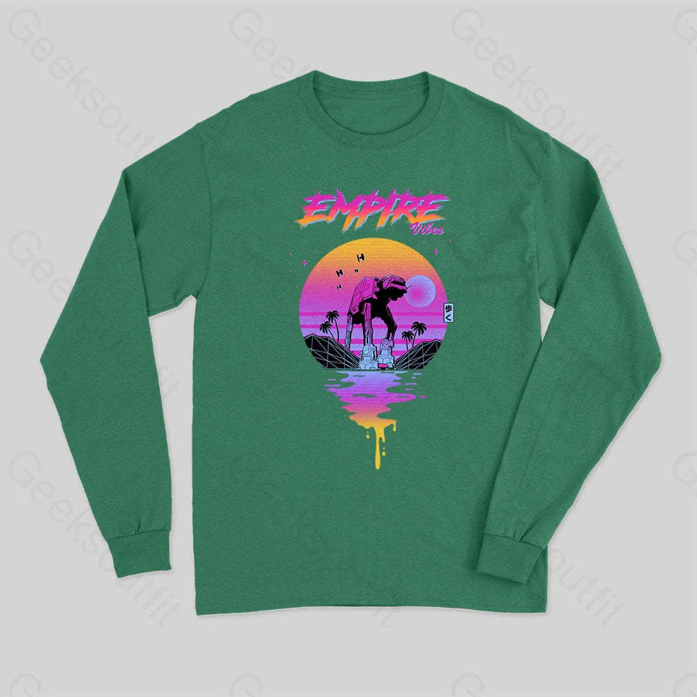 Empire Vibes Long Sleeve T-Shirt Green / S