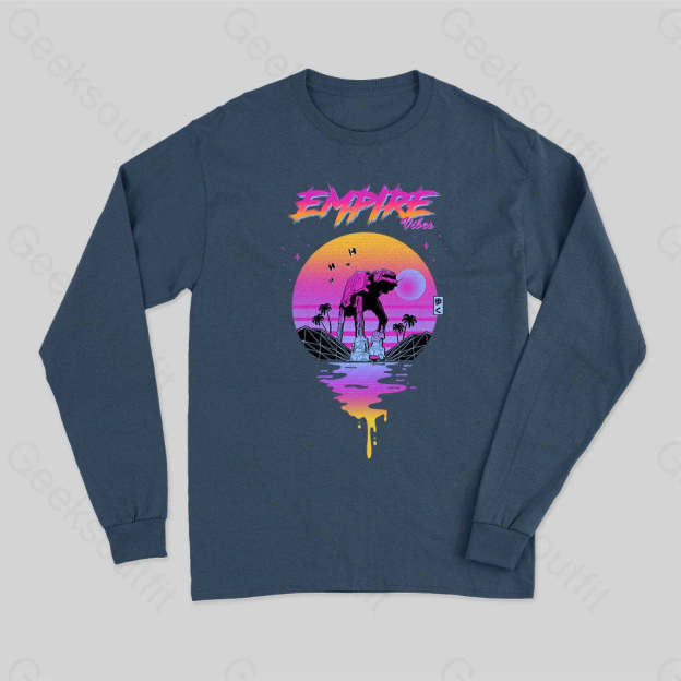 Empire Vibes Long Sleeve T-Shirt Navy / S