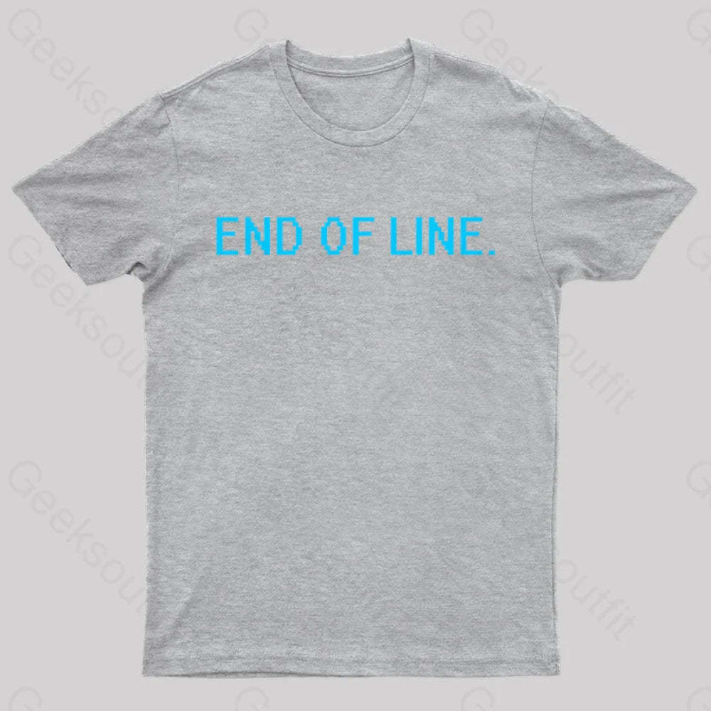 End Of Line Nerd T-Shirt Grey / S