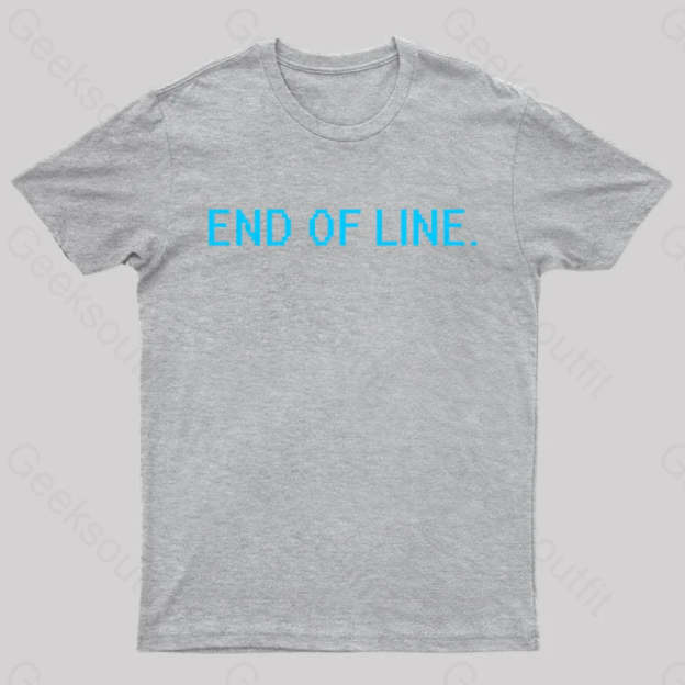 End Of Line Nerd T-Shirt Grey / S