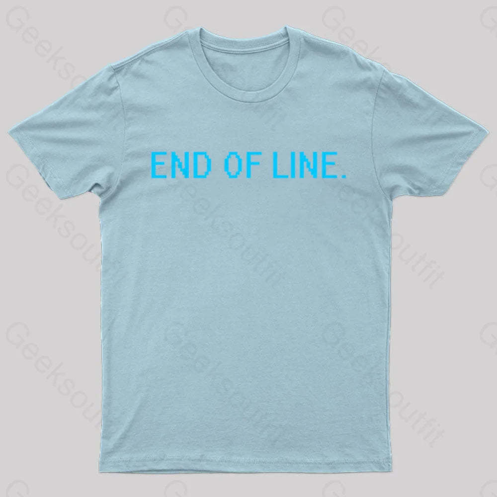 End Of Line Nerd T-Shirt Light Blue / S