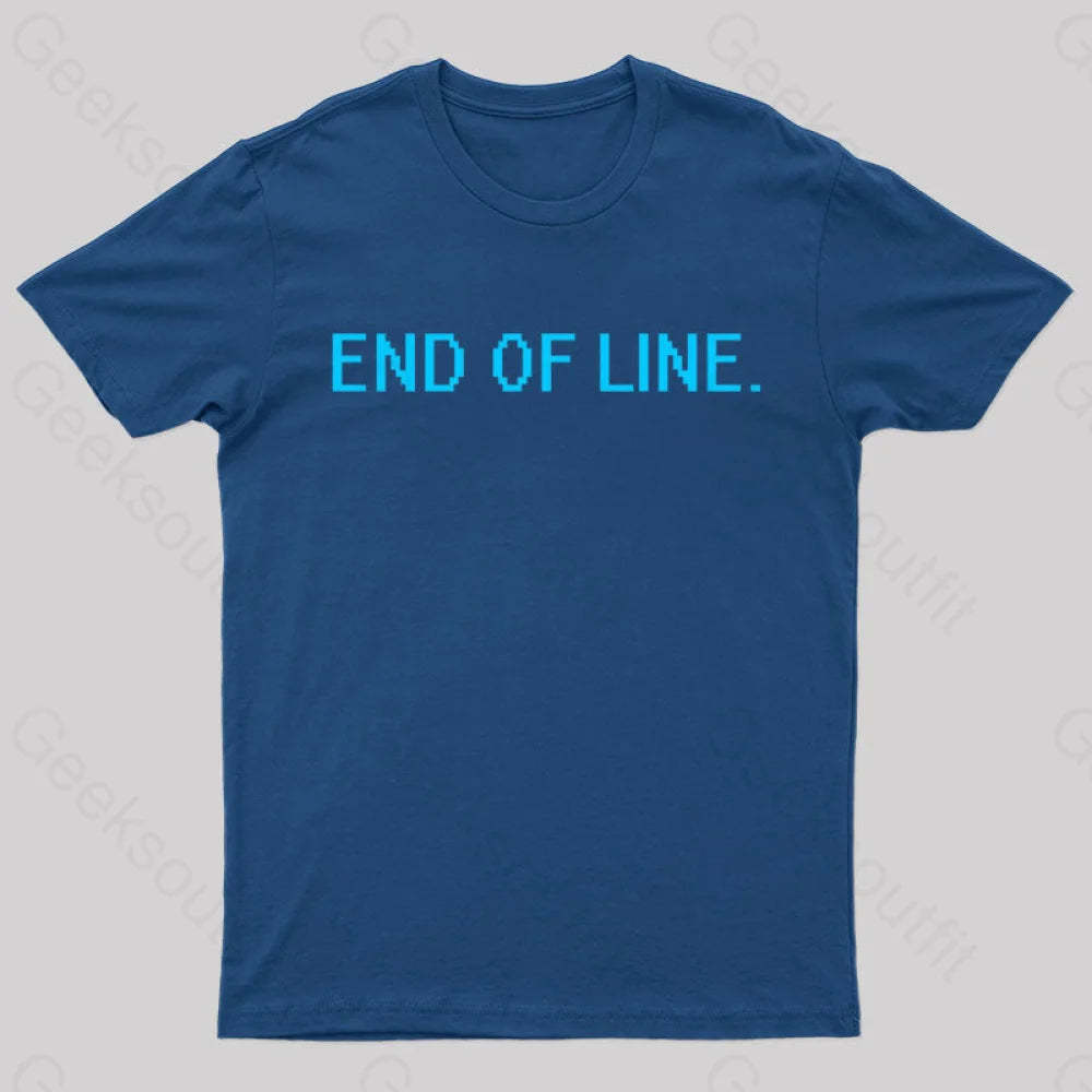 End Of Line Nerd T-Shirt Navy / S