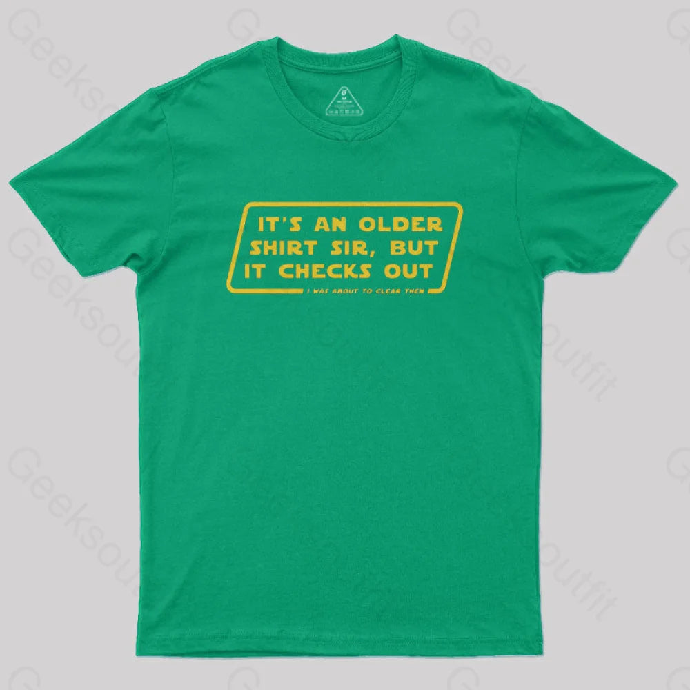 Endor Access Nerd T-Shirt Green / S