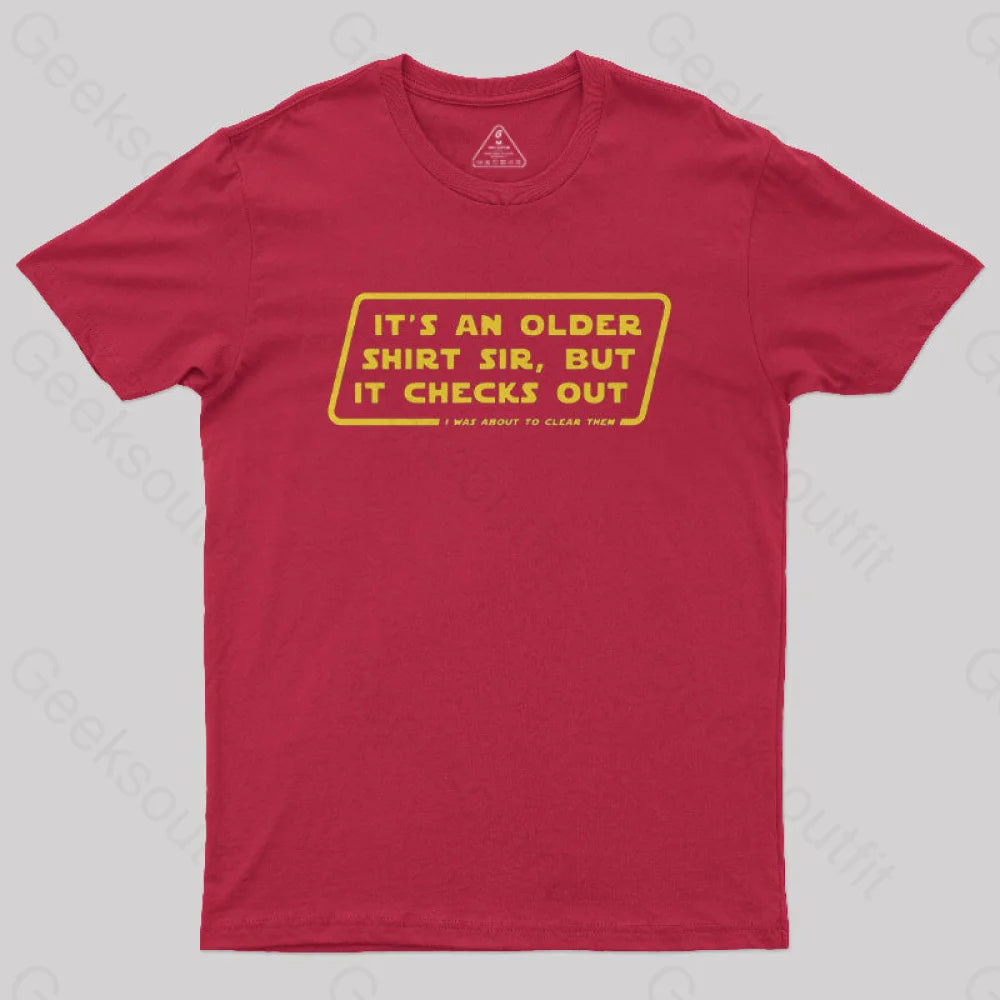 Endor Access Nerd T-Shirt Red / S