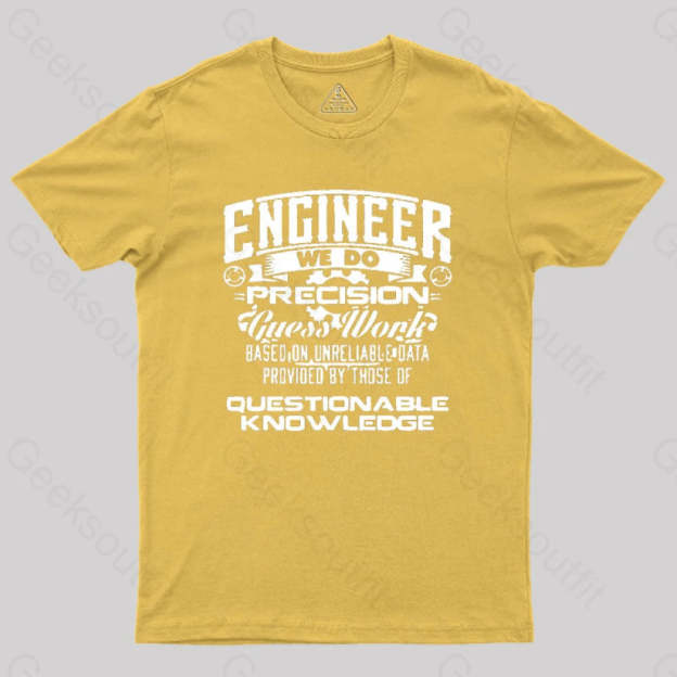 Engineer We Do Geek T-Shirt Yellow / S