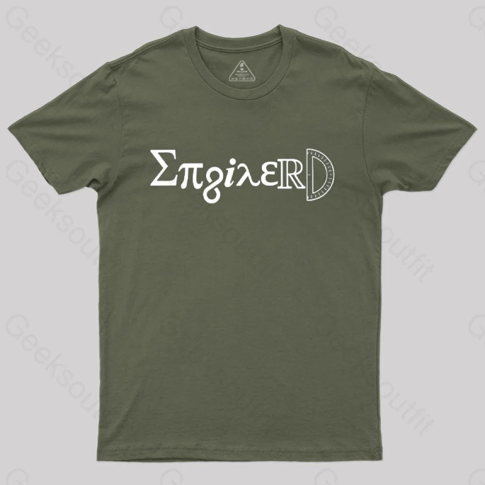 Enginerd Engineer T-Shirt Army Green / S