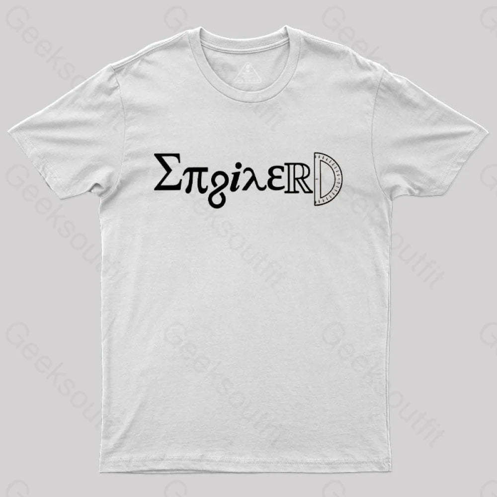 Enginerd Engineer T-Shirt White / S