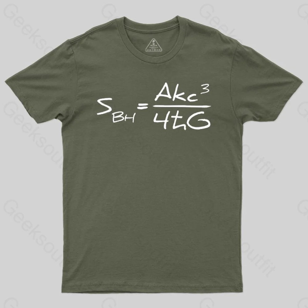 Entropy Formula T-shirt - Geeksoutfit