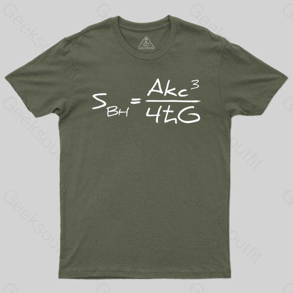 Entropy Formula T-shirt - Geeksoutfit