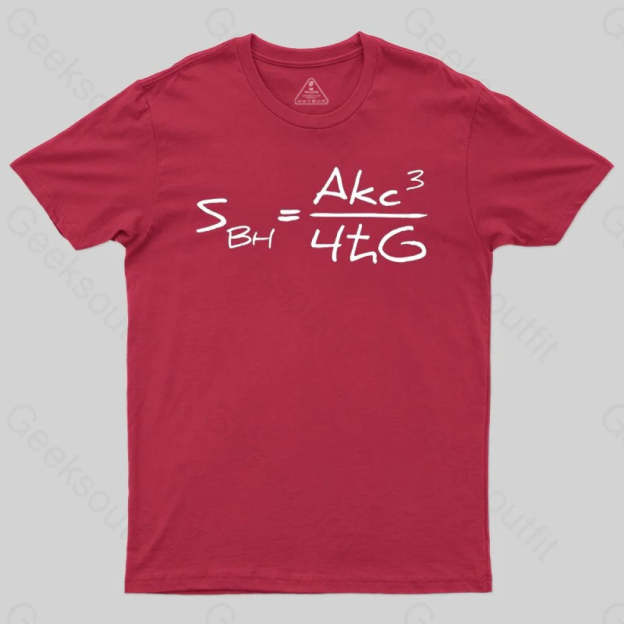 Entropy Formula T-shirt - Geeksoutfit