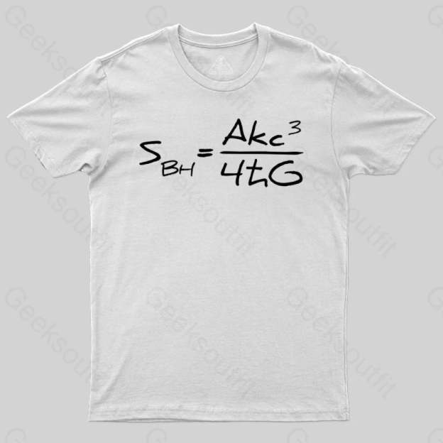 Entropy Formula T-shirt - Geeksoutfit