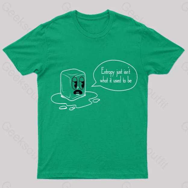Entropy Just Isn’t What It Used To Be Geek T-Shirt Green / S