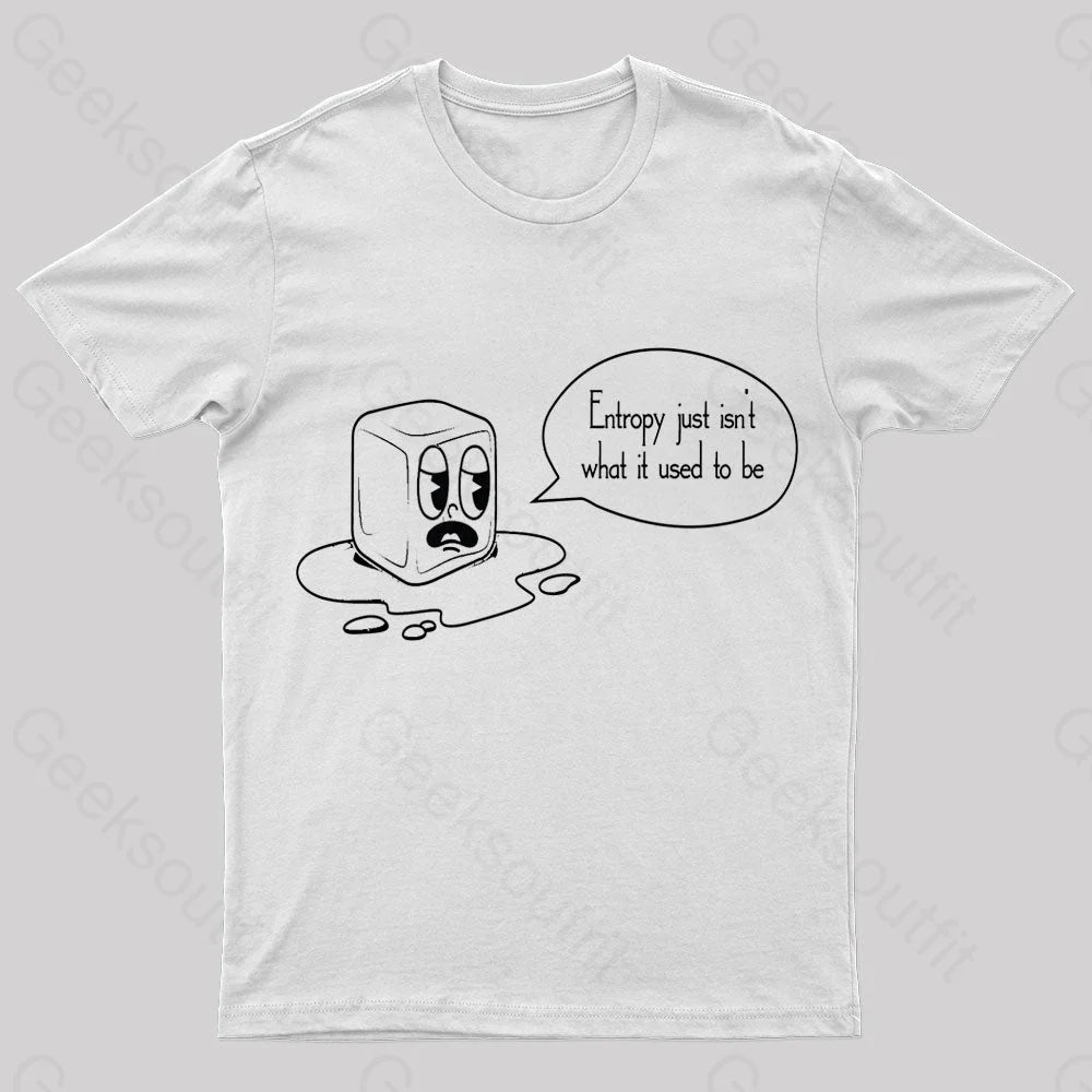 Entropy Just Isn’t What It Used To Be Geek T-Shirt White / S