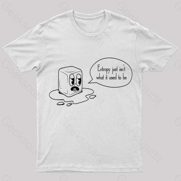 Entropy Just Isn’t What It Used To Be Geek T-Shirt White / S