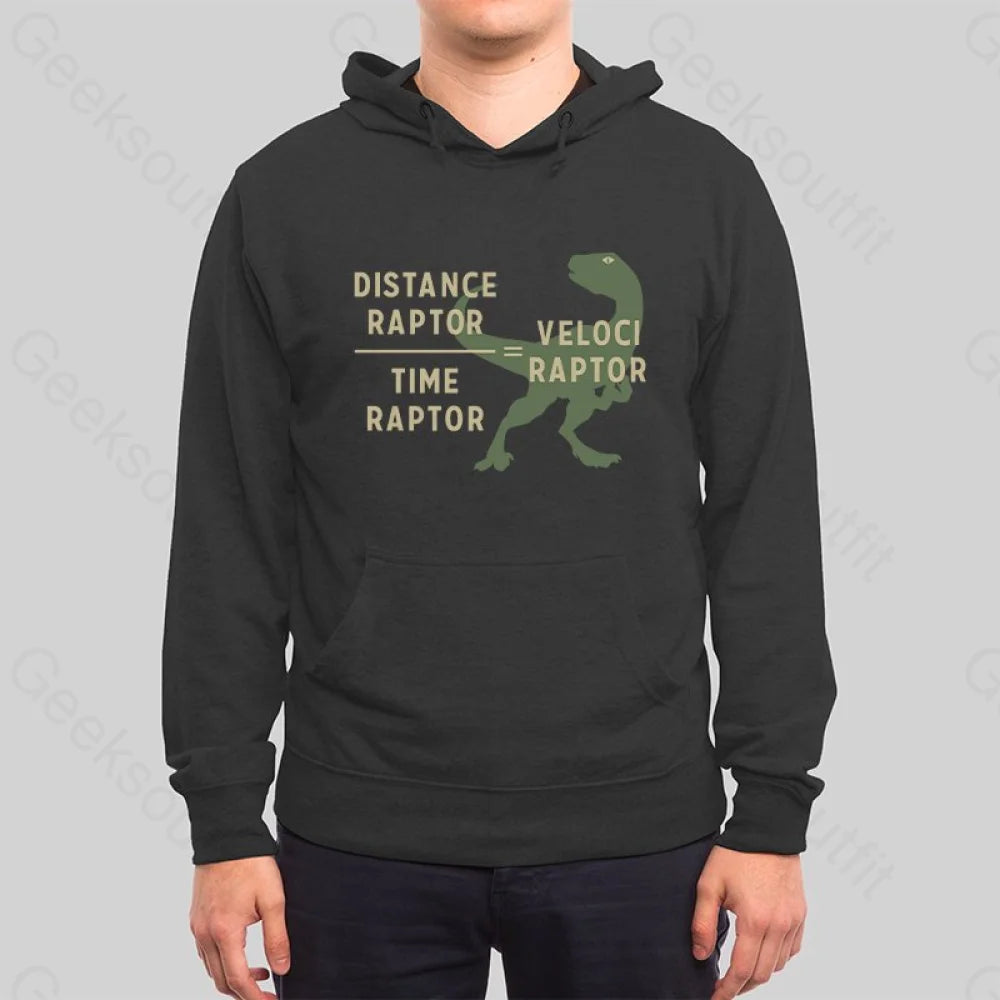 Equations Of Motion Science Velociraptor Hoodie - Geeksoutfit
