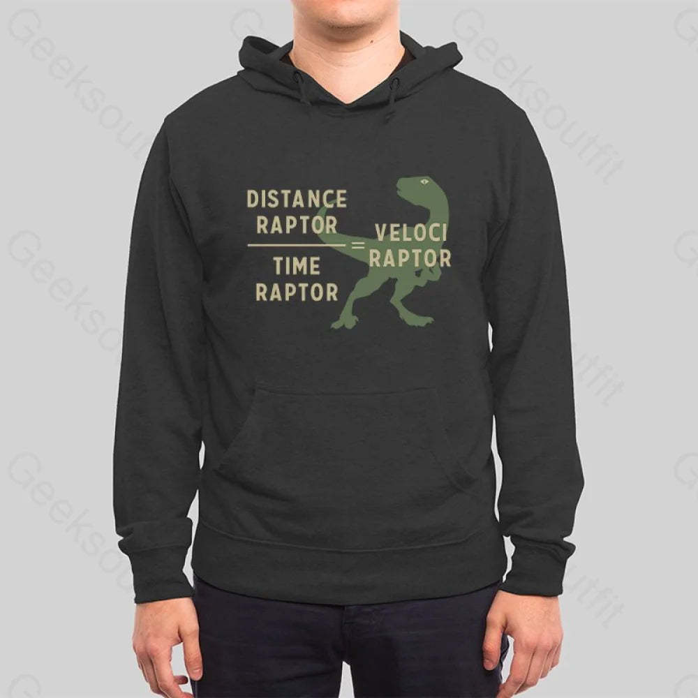 Equations Of Motion Science Velociraptor Hoodie - Geeksoutfit