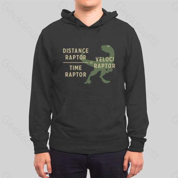 Equations Of Motion Science Velociraptor Hoodie - Geeksoutfit